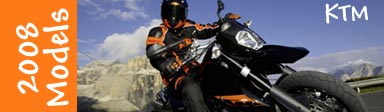 2008 KTM Motorcycle Models