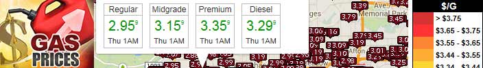 National and Local Gas Price Maps added to our Travel Guide