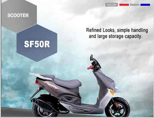 2008 Hyosung Rally SF50R 