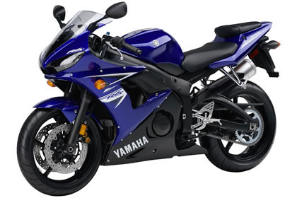 2009 Yamaha YZF-R6S motorcycle