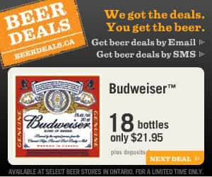300x250 Ad from Labatts Beer Brewrey on Total Motorcycle