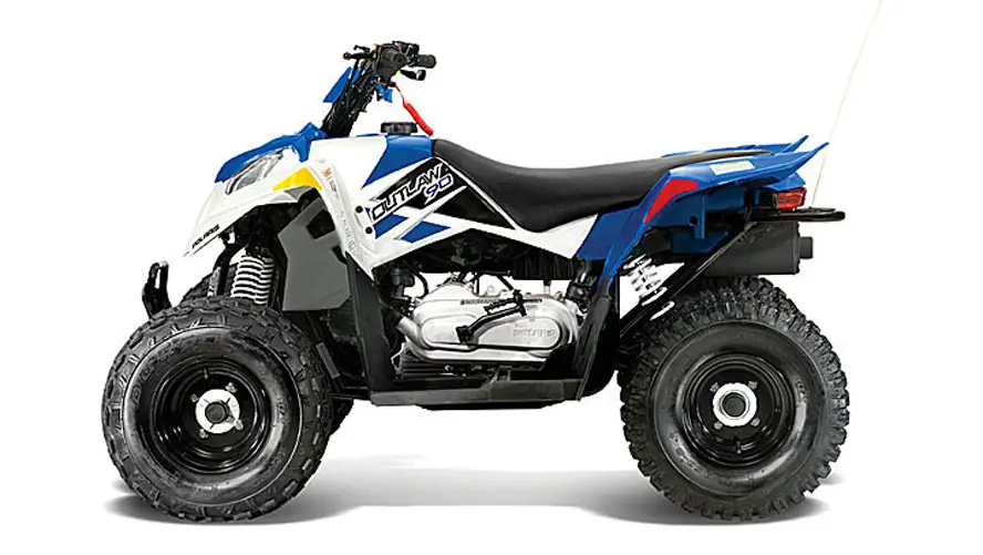 2013 Polaris Outlaw 90 Boardwalk Blue/White Review