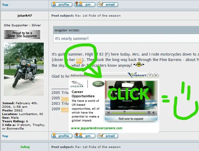Thanks for Clicking and supporting Total Motorcycle for... FREE!