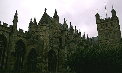 Exeter Cathedral built 1050 - 1320