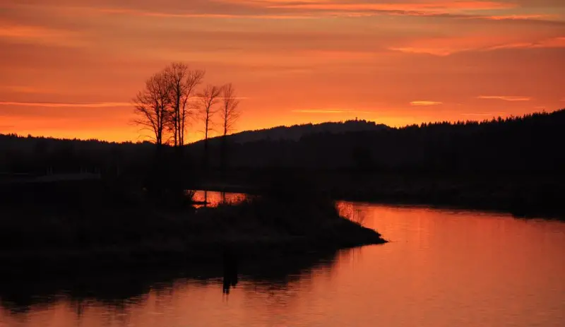 Orange sky over Pitt River.jpg