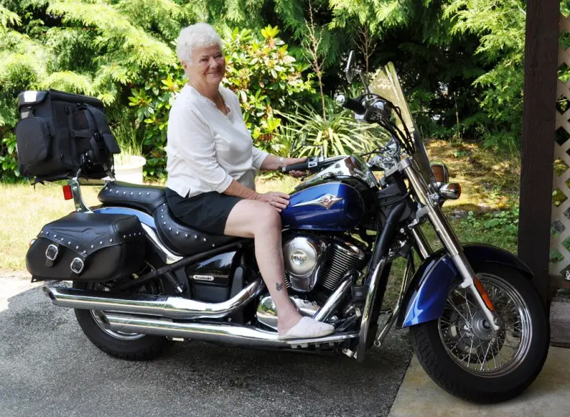 Mom on my bike July 8 2012.jpg