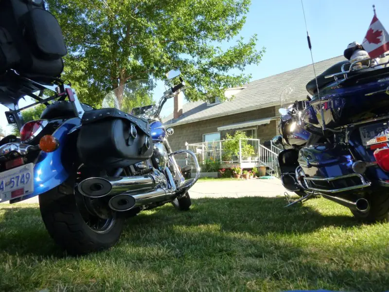 2 bikes outside my tent.jpg