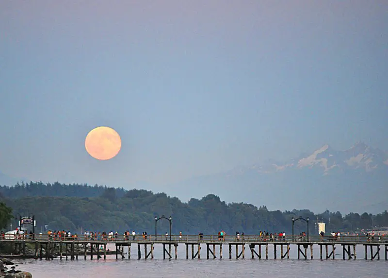Super Moon and White Rock Pier.jpg