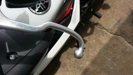 bent clutch lever