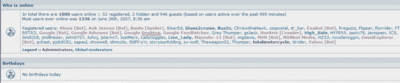 1000 Users online
