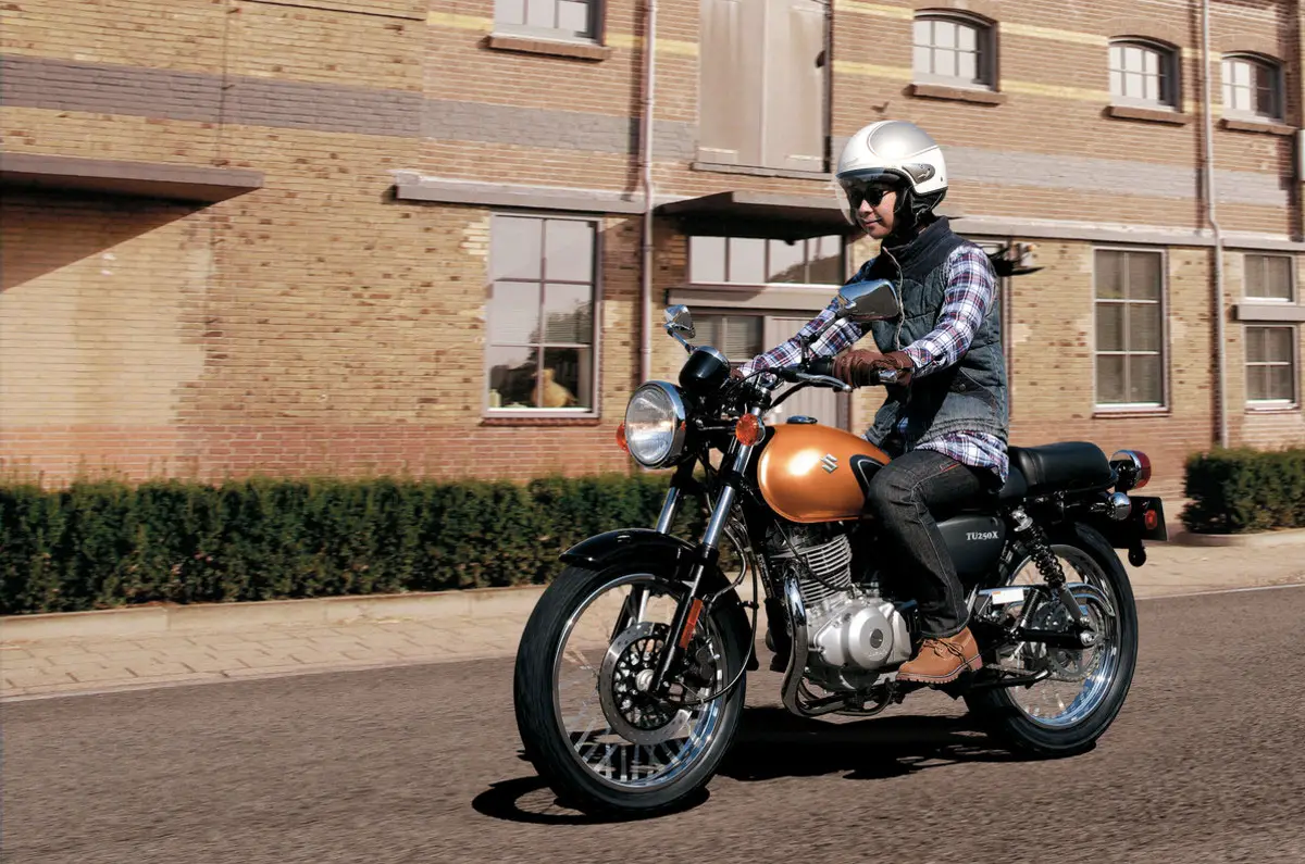 suzuki tu250x exhaust