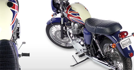 2006 Triumph Bonneville T100 Union Flag with Naked Lady