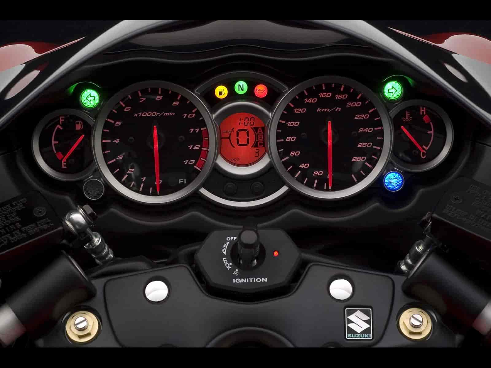 Venoxy Black Gauge Faces For Suzuki Hayabusa GSX1300R – 2008-2011, KM/H, Aftermarket