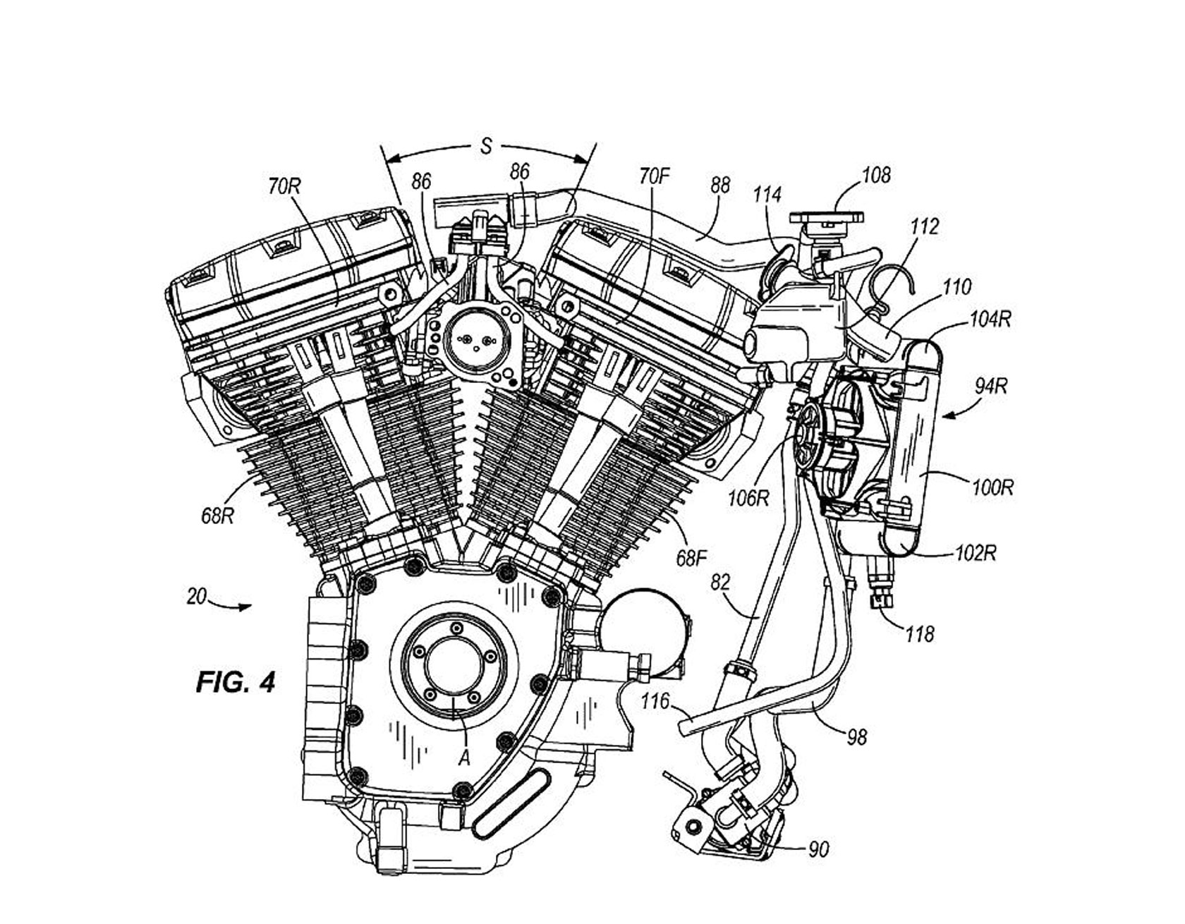 2011 Harley-Davidson Water Cooled Engine US Patent, concept, spy shots