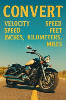 TMW Online Velocity and Speed Converter