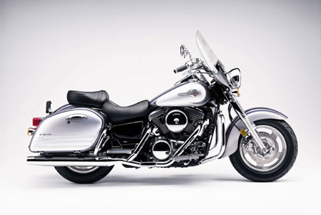 thumbnail image 2 of Kawasaki Vulcan Speedometer Faceplate – 900 & 1500 Nomad, 01-Newer, White, Mph/kph 2 of 3