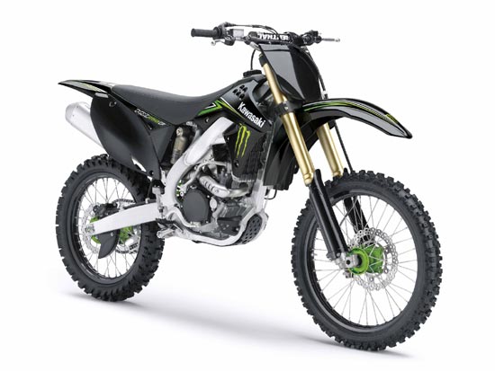 ingen terrorisme Vild 2009 Kawasaki KX250F Monster Energy