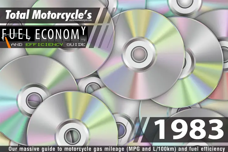 1983 Motorcycle MPG Fuel Economy Guide