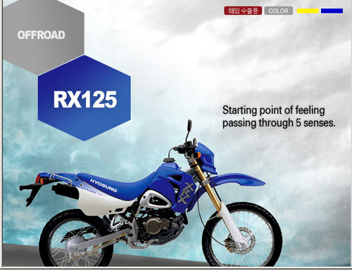 2007 Hyosung RX125 