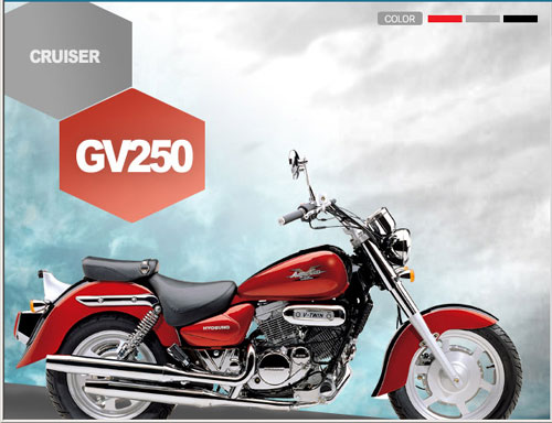2008 Hyosung GV250 Aquila 