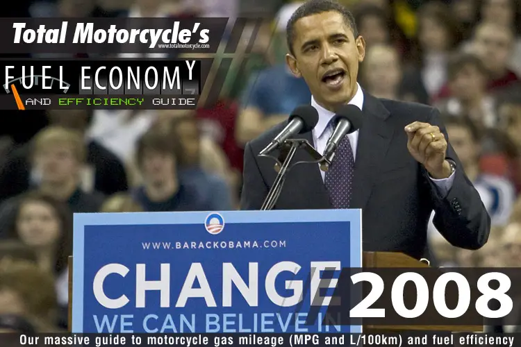 2008 Motorcycle MPG Fuel Economy Guide