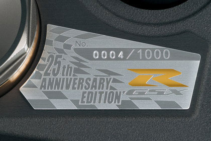 2010 Suzuki GSX-R1000 25th Anniversary Edition
