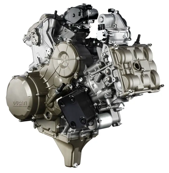 2012 Ducati Superquadro 195hp L-twin Engine 