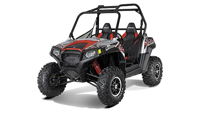 2012 Polaris Ranger RZR S 800 Liquid Silver/Red LE