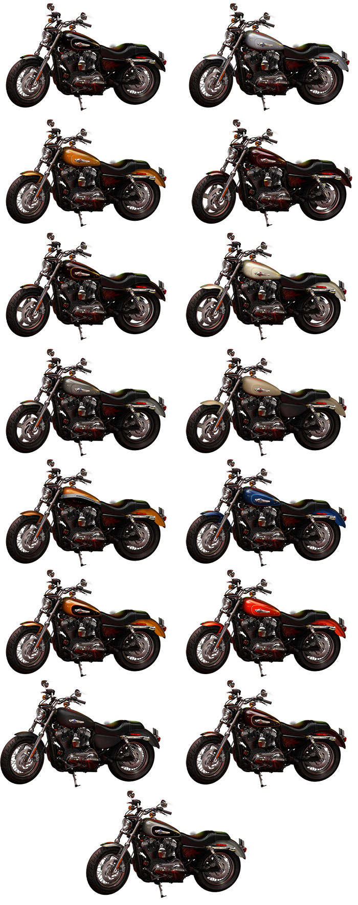 2014 Harley-Davidson XL1200C 1200 Custom 