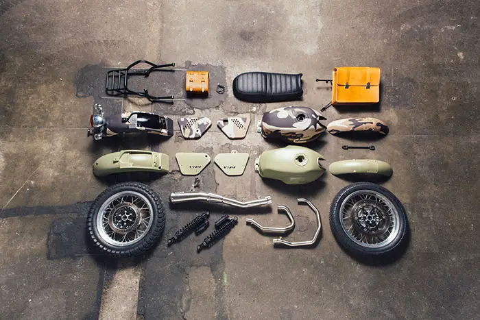2016 Moto Guzzi Garage V7II Legend Kit 