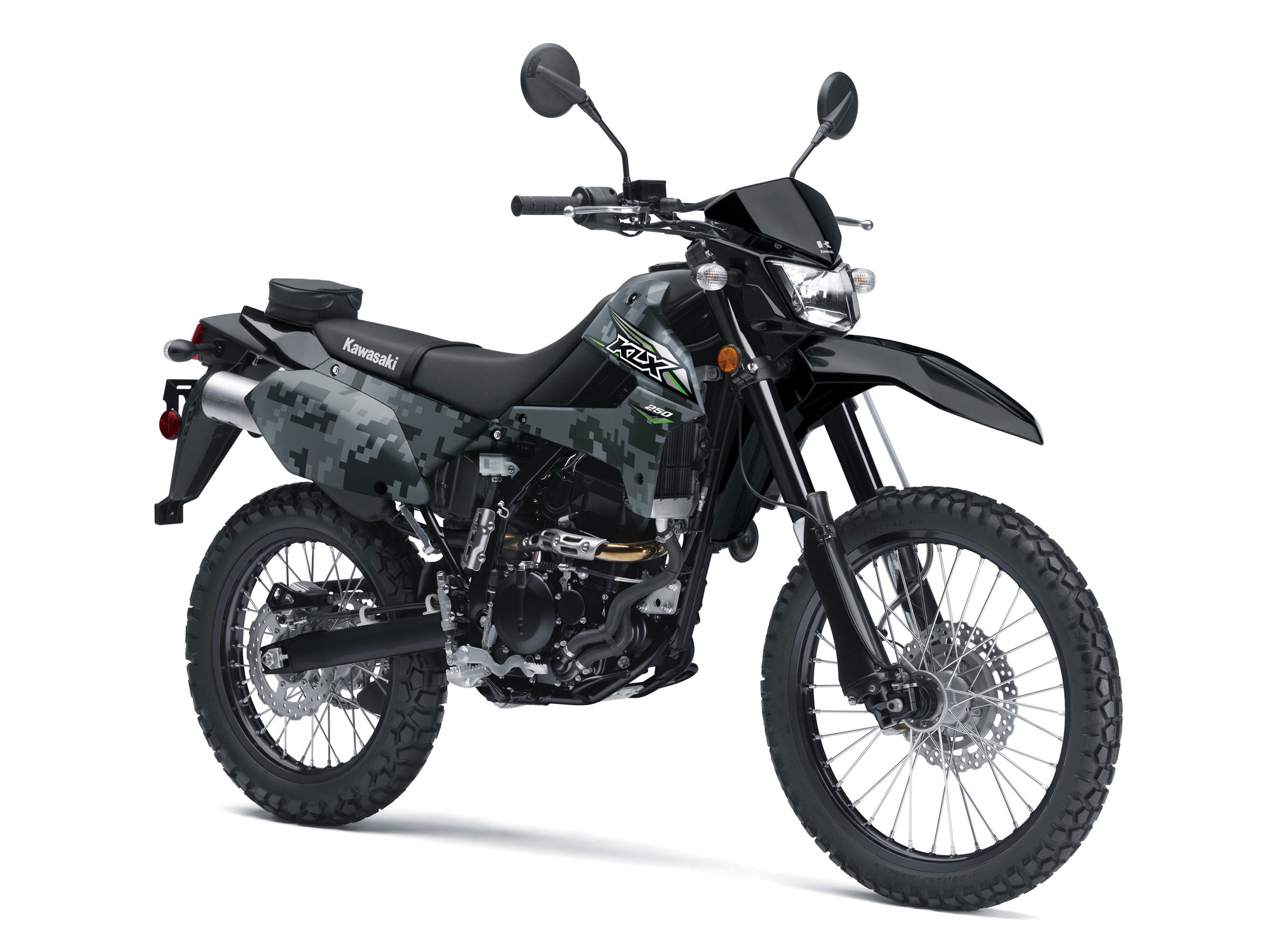 2018 Kawasaki KLX250S Camo Review • Total Motorcycle
