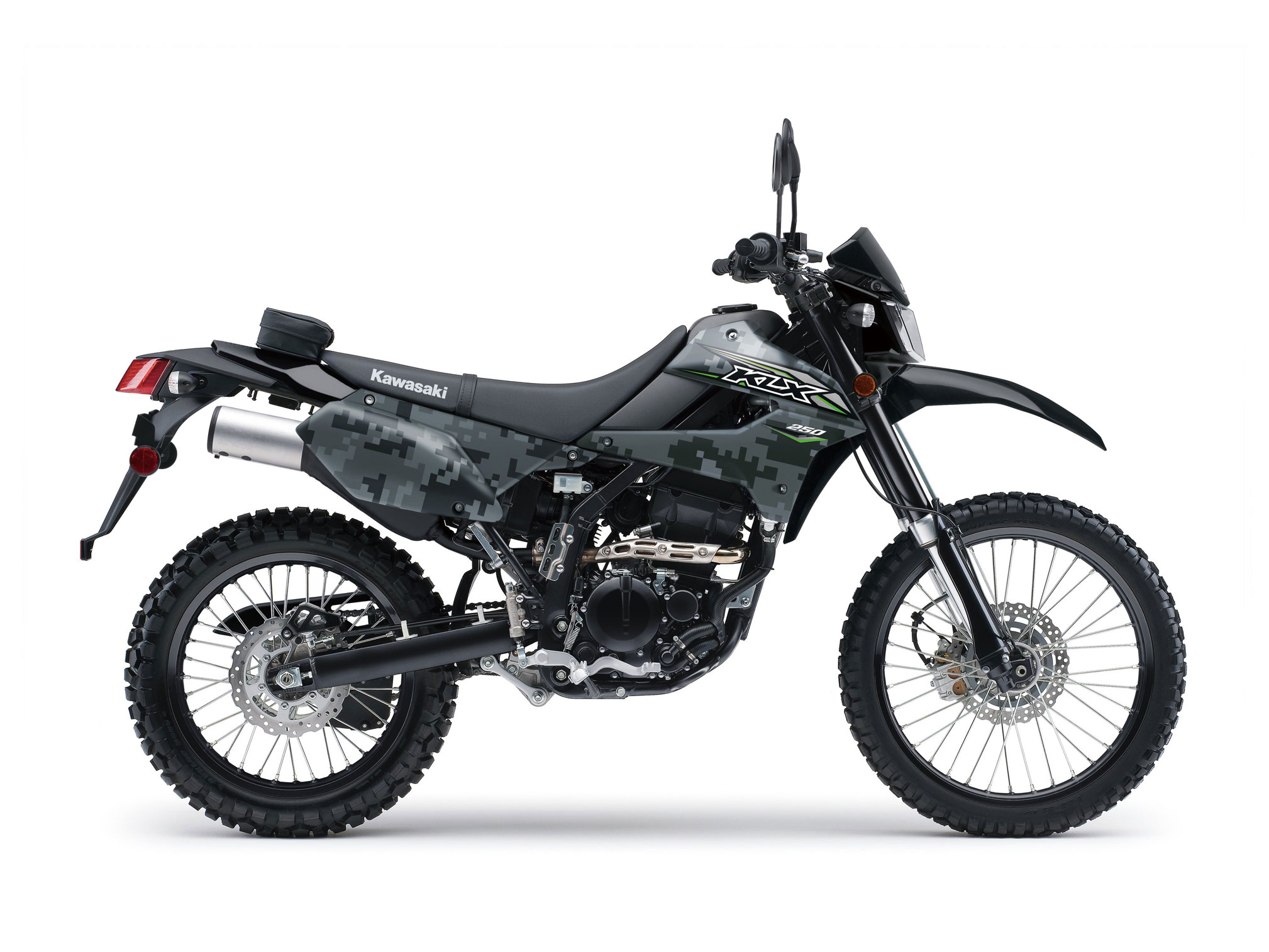 2018 Kawasaki KLX250S Camo Review • Total Motorcycle