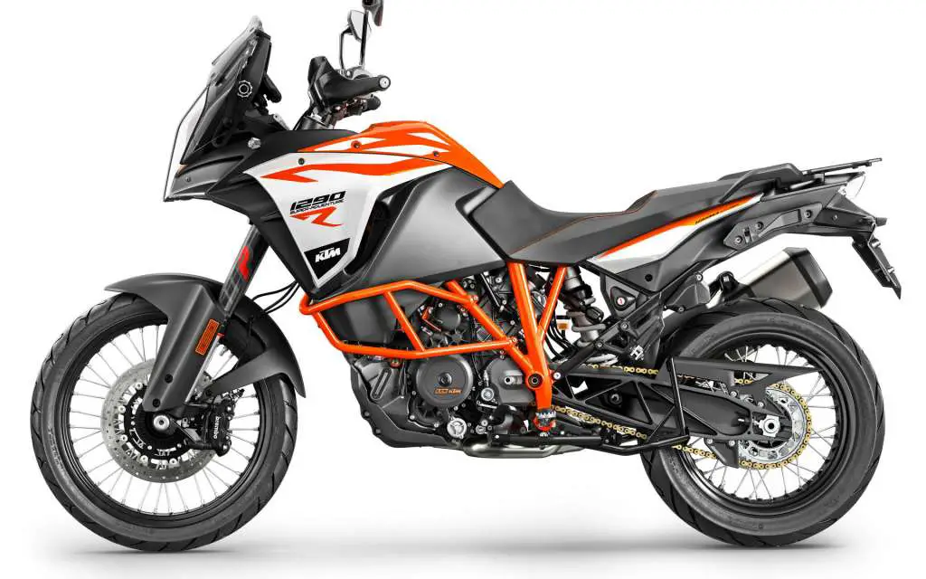 Pin's Moto KTM 1290 Super Adventure - Cuivre, émaillé à La Main, Diamètre Environ 37 Mm, Fixation à Double Broche