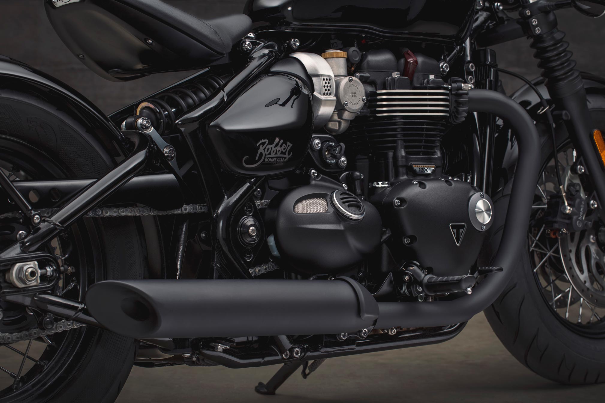2018 Triumph Bonneville Bobber Black Review Total Motorcycle