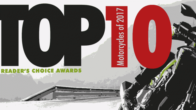 TOP10-2017 Reader's Choice Awards: Top 10 Bikes 2017