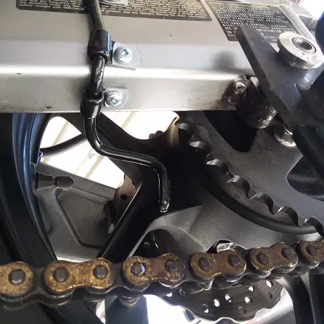 End of output tube on Versys.