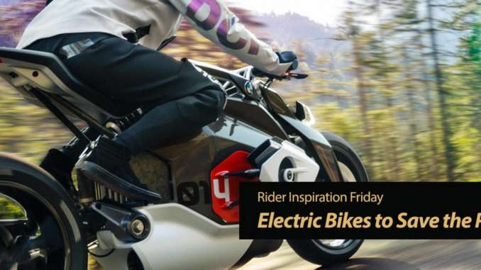 Inspiration Friday: Electric Bikes to Save the Planet? 