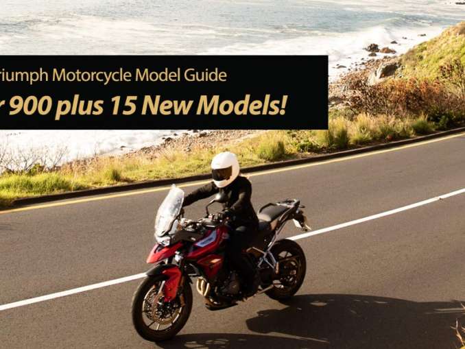 triumph motorcycle models 2020
