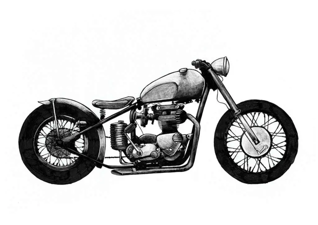 Bobber A tribute to minimalism, keeping only the essentials and featuring shortened fenders and a bobbed seat.
