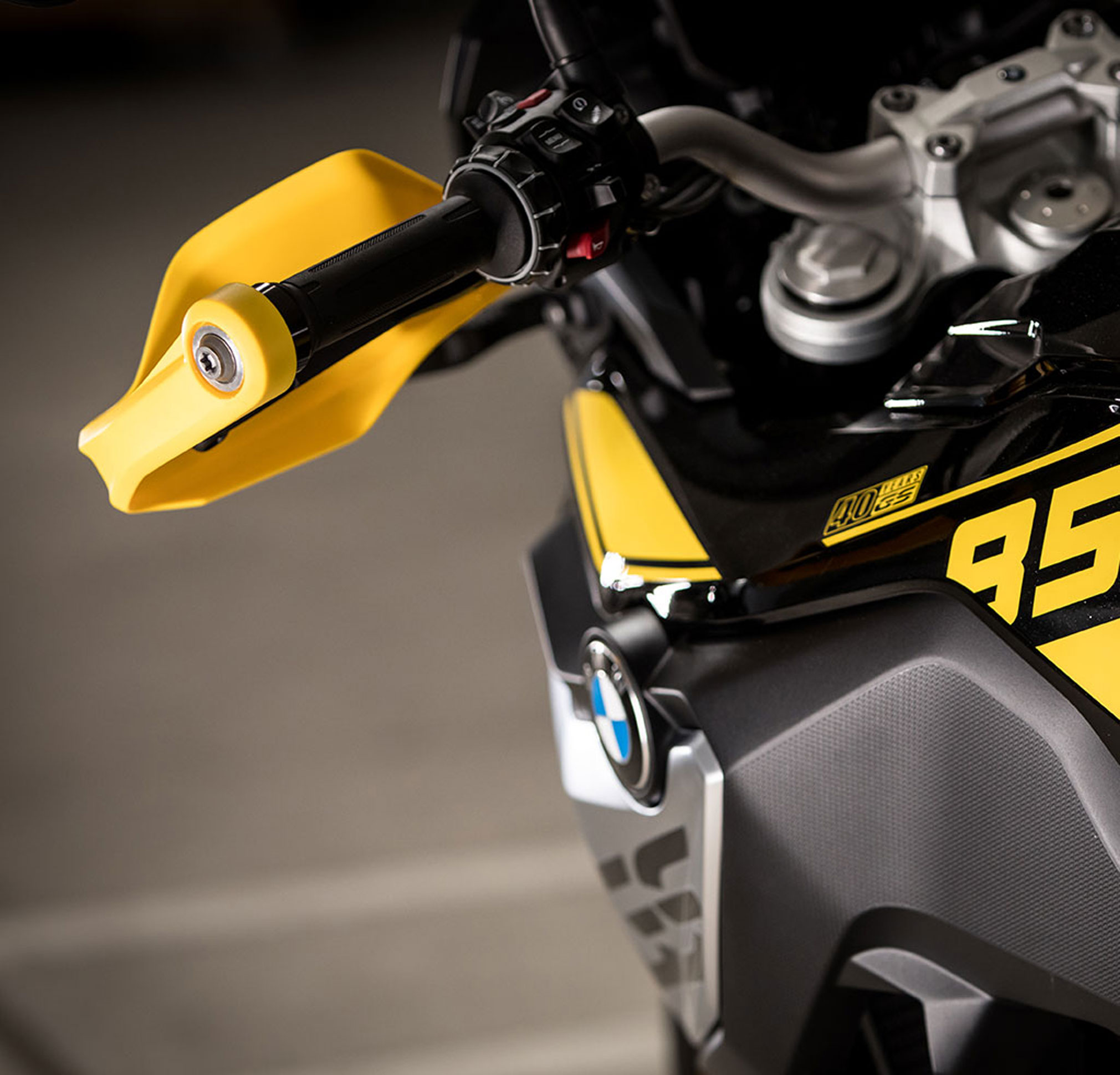Protège-mains Pour BMW F850 GS (2018-2021) - Barre De Protection En Aluminium - Protection Contre Le Vent Et Les Chocs