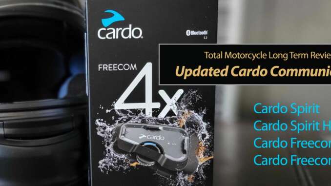 Updated Spirit & Freecom Cardo Communicators - TMW Reports ...