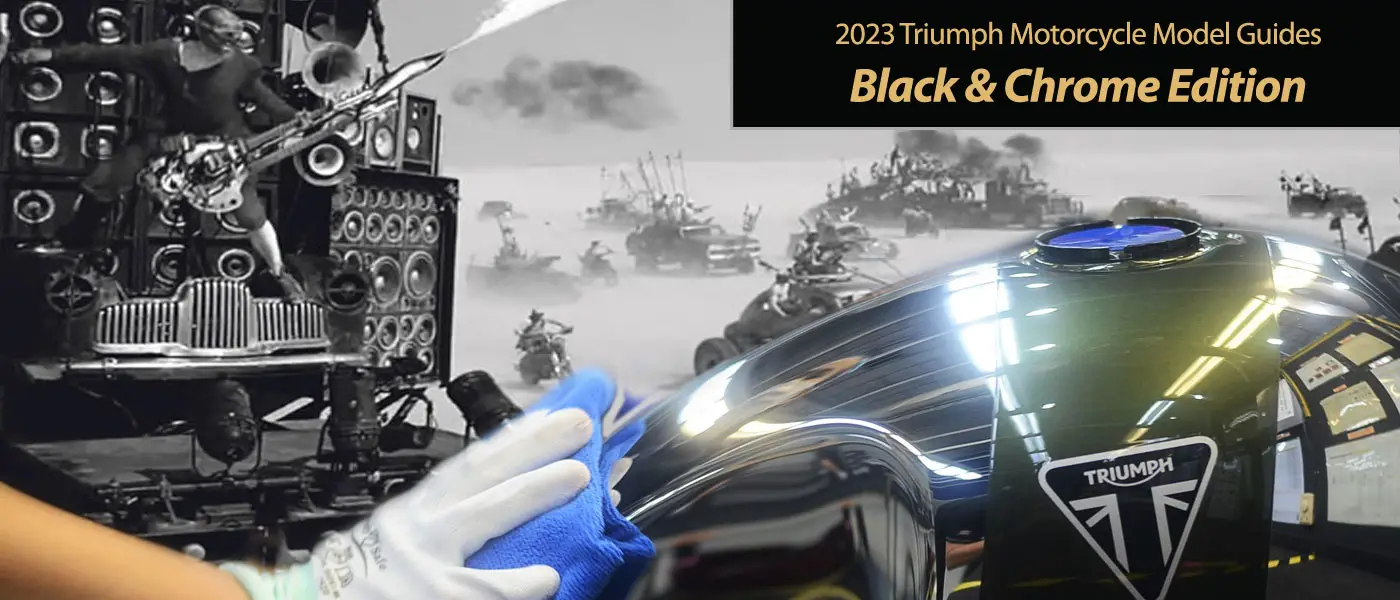 2023 Triumph Max Mad Black & Chrome Edition