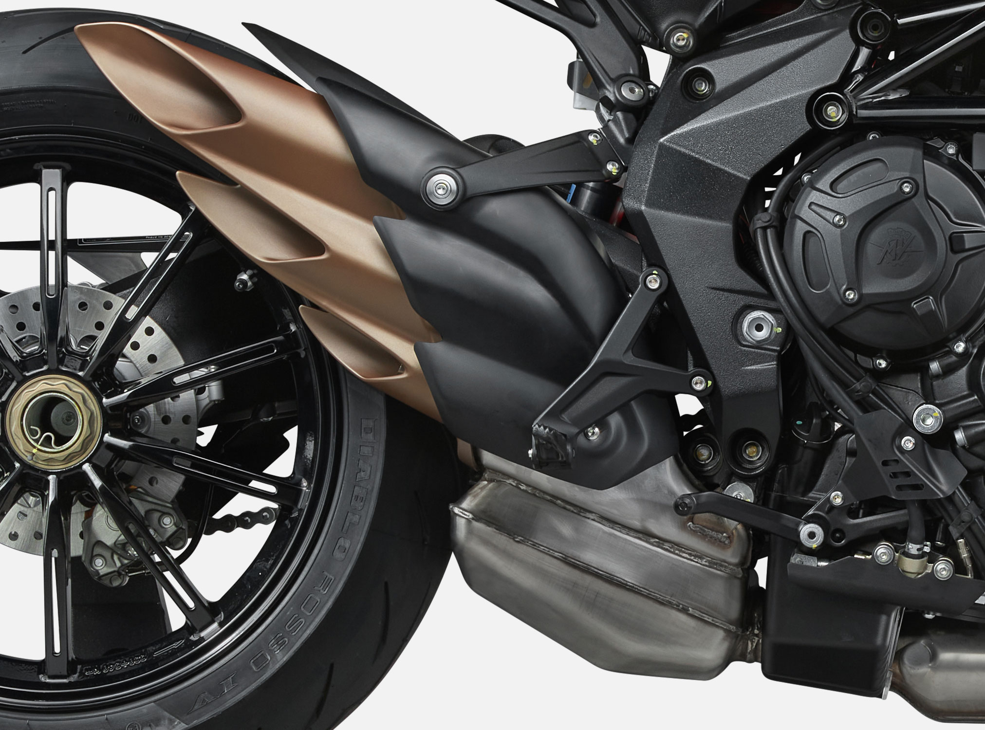 Paraserbatoio 3D In Resina Per MV Agusta Brutale / Dragster 1090/800 - Adesivo Protettivo GP-237 (Rosso Scuro)