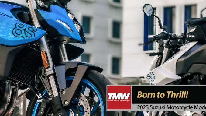 New-2023-Suzuki-Motorcycles-Born-to-Thrill-title New 2023 Suzuki Motorcycles: Born to Thrill