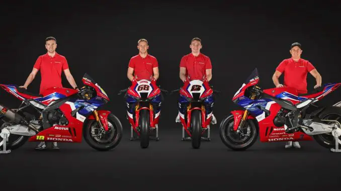 Honda Racing UK unveils its new livery for the 2023 racing season Honda Racing UK releases new racing livery for 2023 BSB