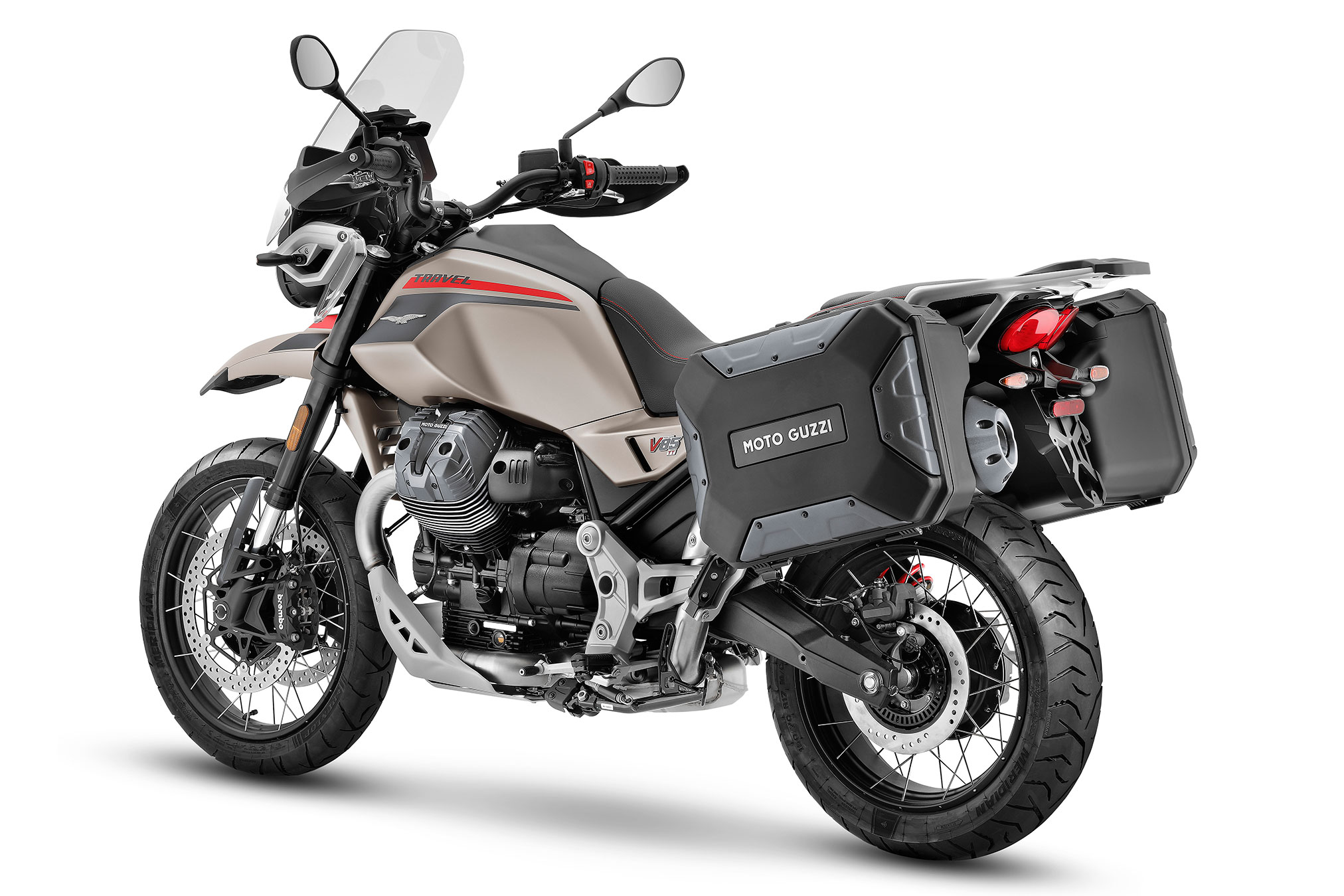 Supporto GPS E Cellulare Per Moto – Compatibile Con Moto Guzzi V85 TT (2019-2024), Barra Trasversale In Metallo