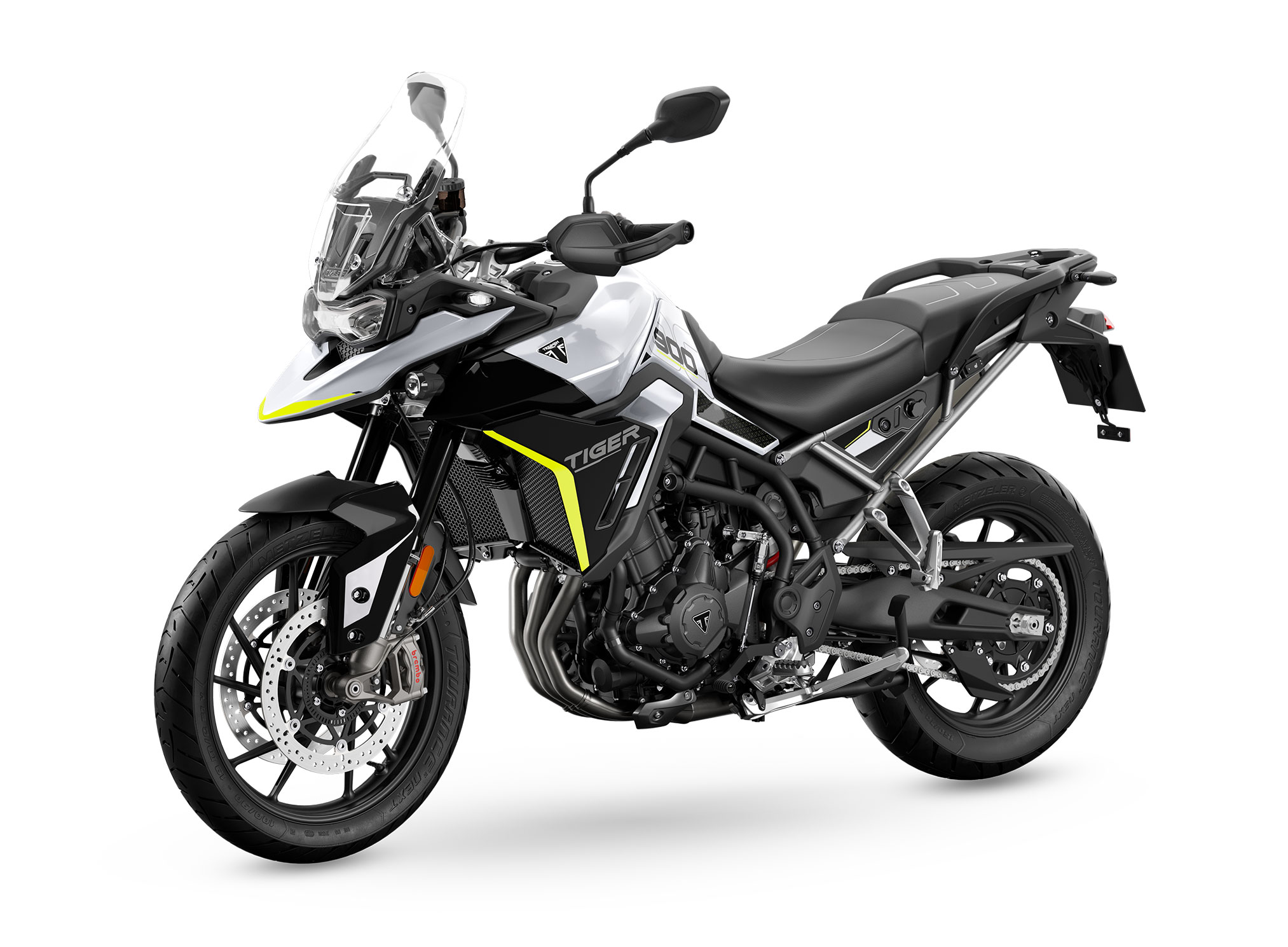 Portaborraccia Universale In Alluminio Per Moto - Adatto Per Triumph Tiger 800/900/1200 E Manubri Vari (Nero)