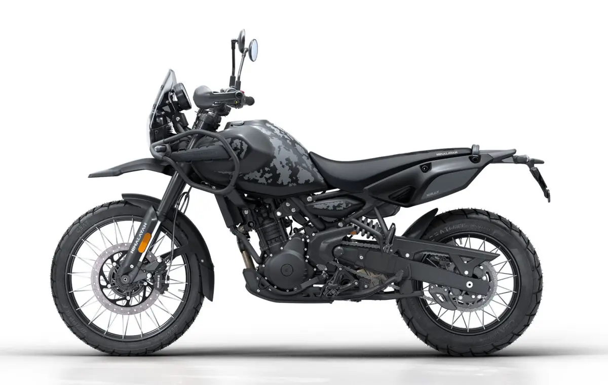 2026 Royal Enfield Himalayan 450 Black Mana