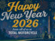 A Very Happy New Year 2026 from us at Total Motorcycle!!