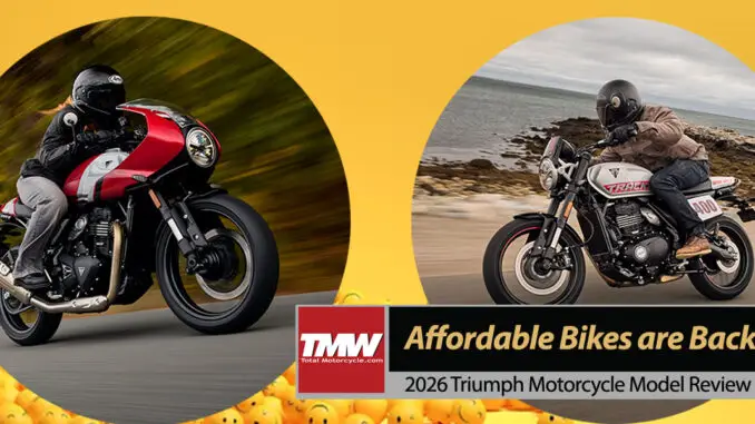 2026 Triumph: Happy Days Affordable Motorcycles Are Back Again!
